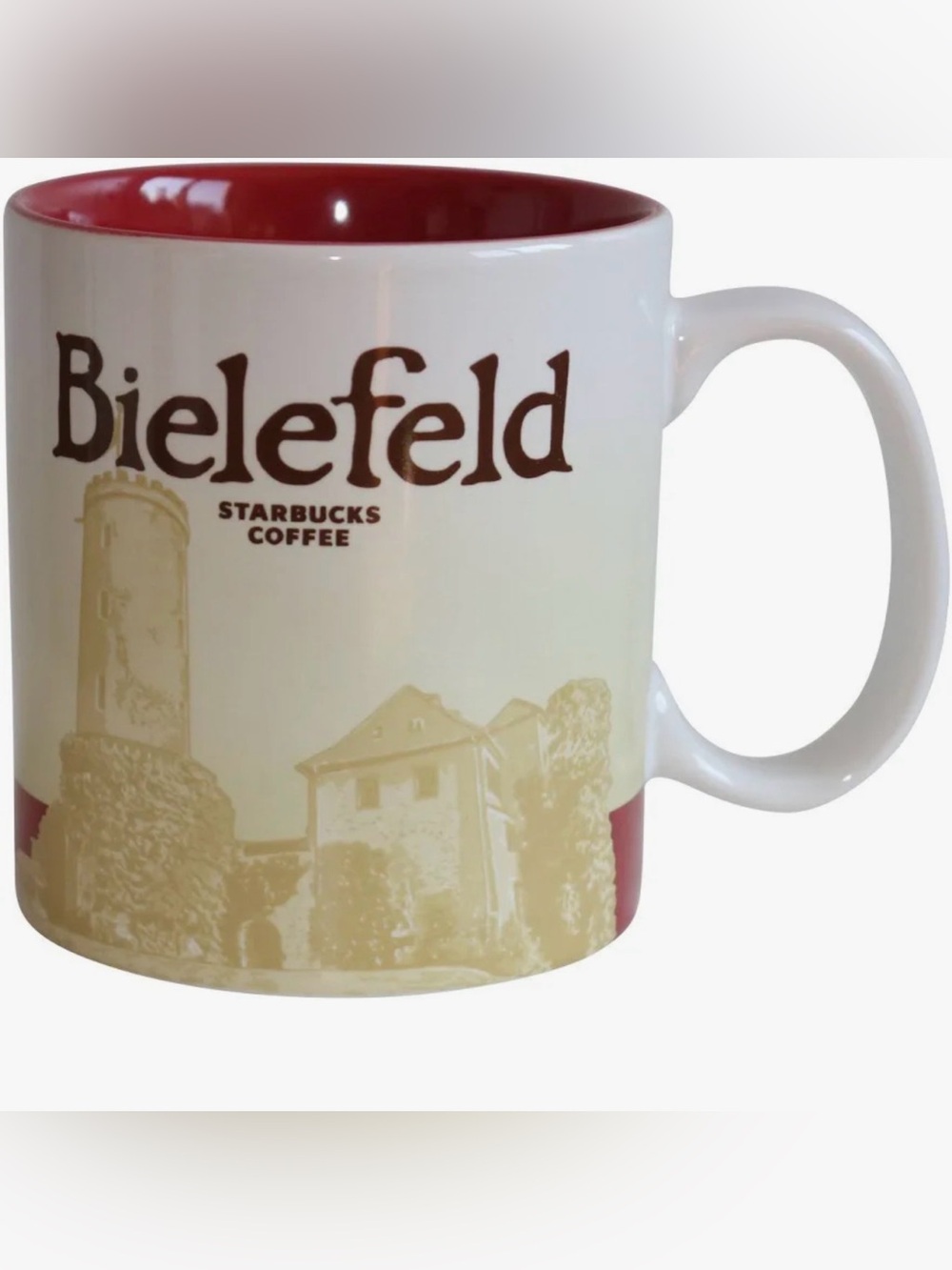 Starbucks Collectible City Mug Global Icon Series Bielefeld with Sparrenburg